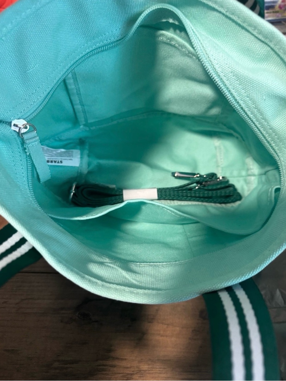 NWT Starbucks Road Trip Collection Canvas Tote Bag - Picture 6 of 8